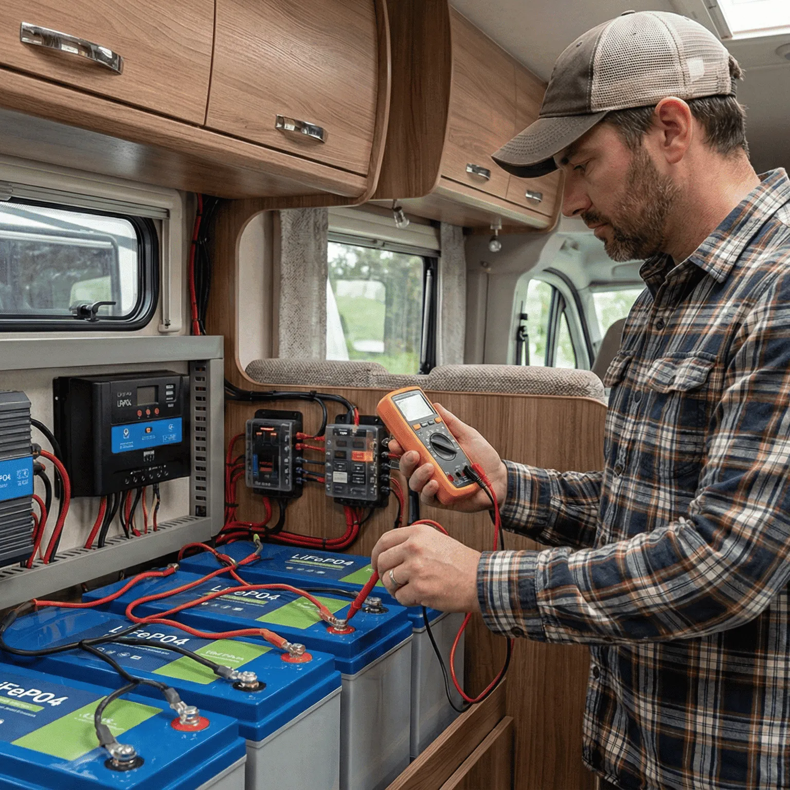 RV electrical installation